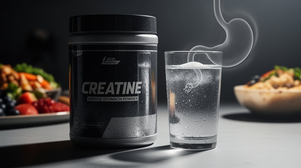 creatine dosage affects digestion