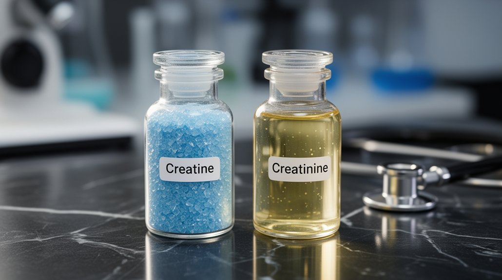 creatine equals energy creatinine waste