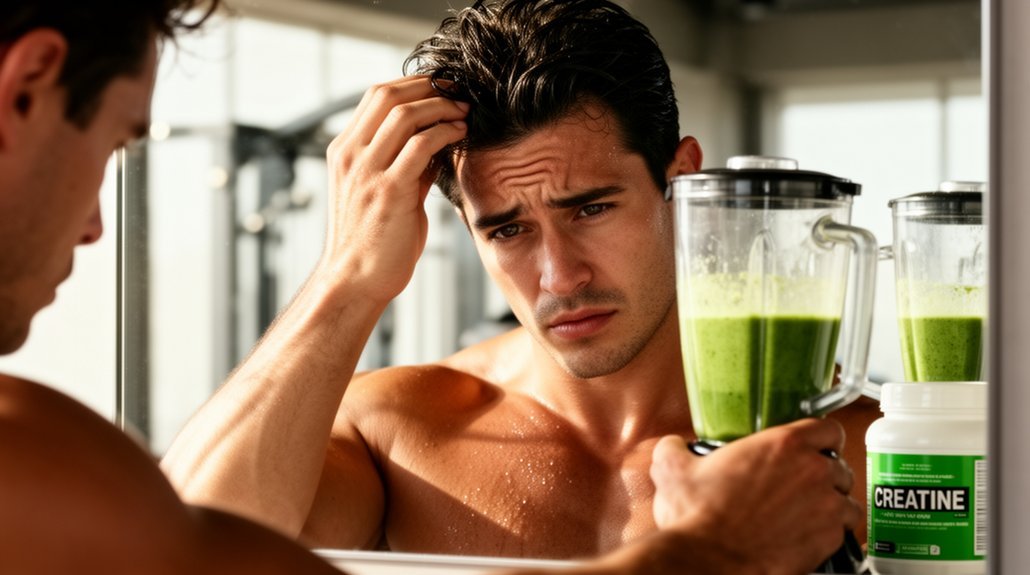 creatine not linked to alopecia
