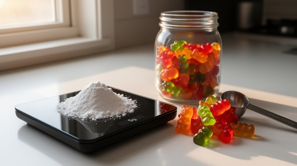 gummies versus powder servings