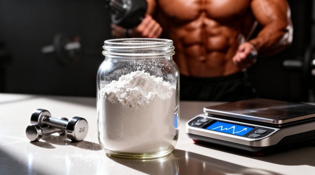 water weight from creatine loading